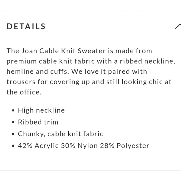 Vici Joan Cable Knit Sweater - Picture 5 of 16